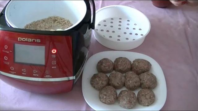 Ячневая каша и котлеты на пару(блюдо дуэт)