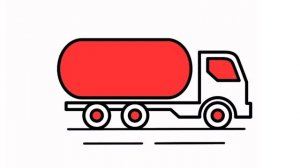 Truck Drawing for Kids - Painting and Coloring for Kids - Coloring for Children