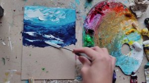 ПОДРОБНАЯ ТЕХНИКА ИМПАСТО мастихином