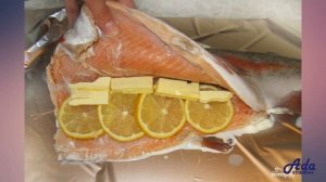 Форель в духовке, запеченная в фольге Рецепт, пошаговый, как приготовить, видеорецеп