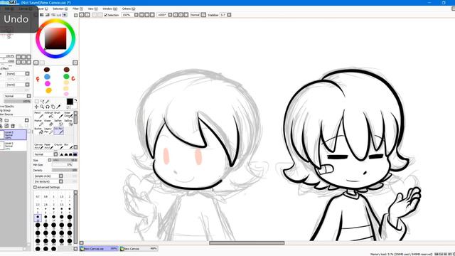 Let's Draw Frisk and Chara- Undertale Speed смотреть онлайн