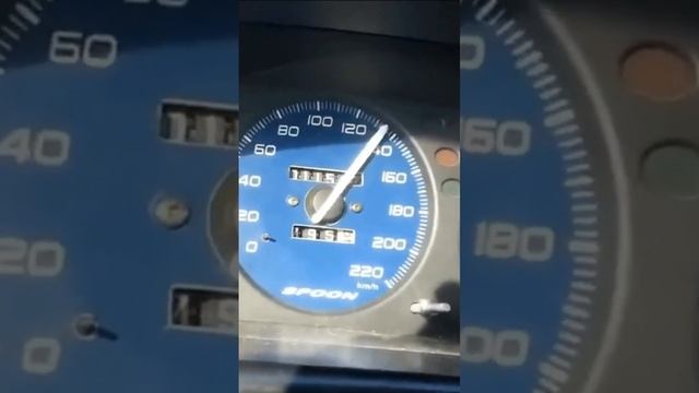 #video Honda Civic B16 Turbo 10.000 Rpm at 1bar -14 (50 -200km/hviral##vtec