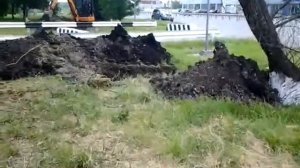 Прокол под дорогой!!! ГНБ 300мм диаметр, под 6 труб 70мм.