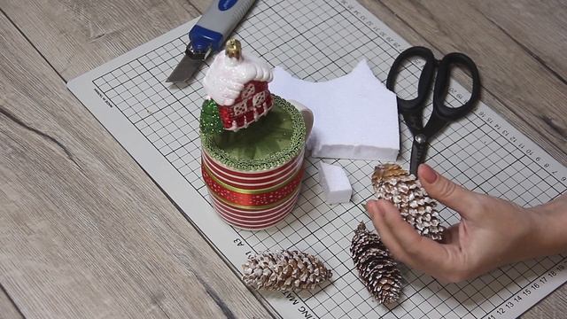 Новогоднее оформление кружки. Подарки своими руками. ❤️Мастер-класс.
