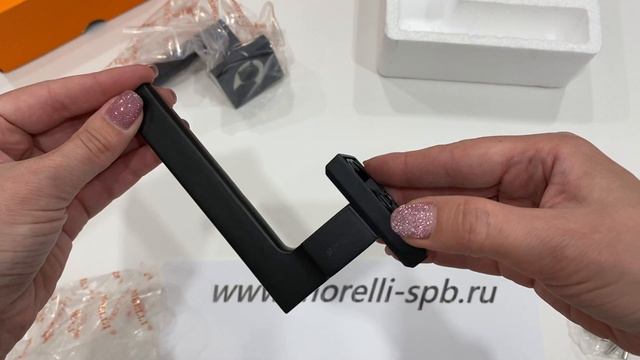 Дверные ручки Morelli "PANTS" MH-35 BL-S Цвет - Чёрный смотреть онлайн