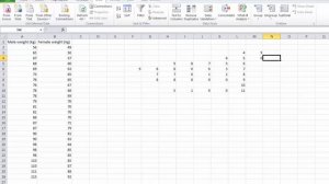 Excel: Make a stem and leaf plot