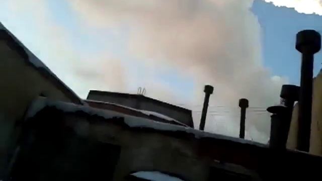 Мощный взрыв Метеорита в Челябинске смотреть онлайн
