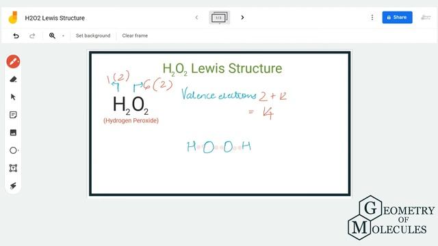 H2O2 Lewis Structure (Hydrogen Peroxide) смотреть онлайн