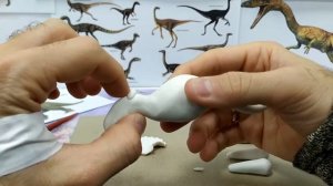 Лепим из пластики Сонет Динозавра Трицератопса легко. Часть 1 sculpting a Triceratops