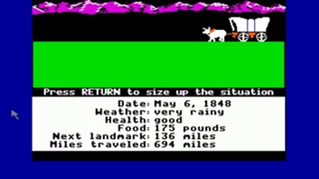 The Oregon Trail for Apple II смотреть онлайн
