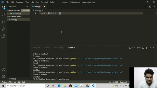 18 If else elif in Python Hindi