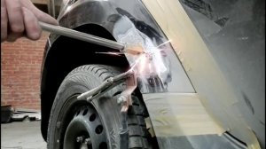 Ремонт задней арки рено дастер. Renault Duster Body repair