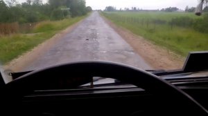 МАЗ 5551рейс за песком с прицепом