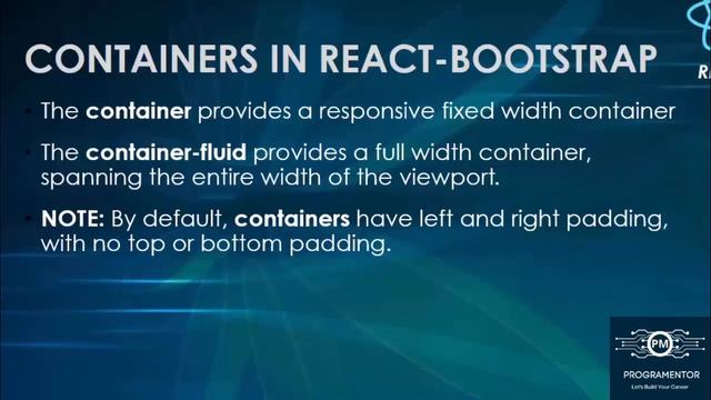 76 | Grid System & Containers In React-Bootstrap Library | Bootstrap In React | ReactJS (Hindi/Urdu