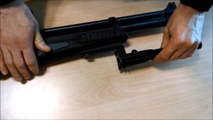 Установка бипода (сошек) на винтовку Hatsan At44-10 Tactical