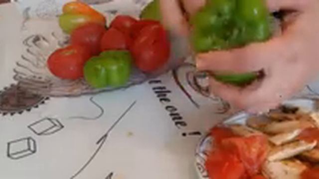 Долма из баклажана,перца и помидор смотреть онлайн