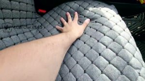 Универсальные чехлы накидки на сиденье с закрытыми боками материал лен подклад антислип(силикон)