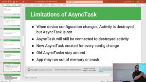 AsyncTask and AsyncTaskLoader - Android Lesson 7.1 - AWD 1112 Spring 2020