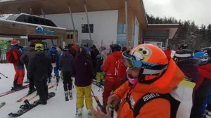 Архыз катание на лыжах 2021 с инструктором