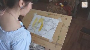 Натюрморт акварелью