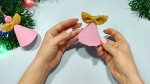 АНГЕЛ из Фоамирана - БЫСТРО и ПРОСТО? НОВОГОДНИЕ ИГРУШКИ Своими Руками ? DIY Christmas Angel?