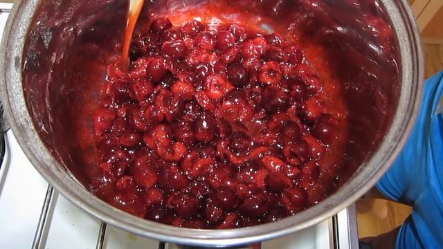 Вишневый конфитюр с крупными ягодами смотреть онлайн
