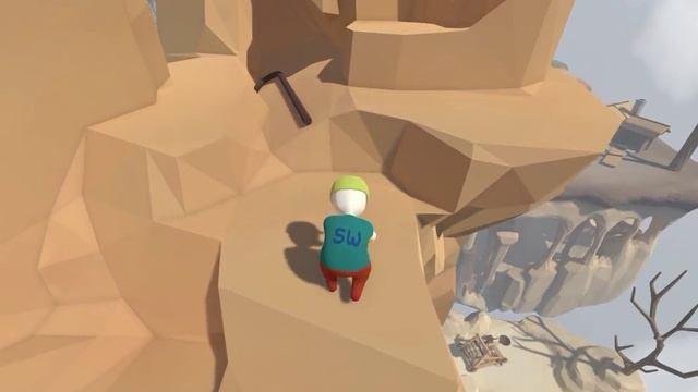 Human Fall Flat - уровень замок (быстрое прохождение) смотреть онлайн