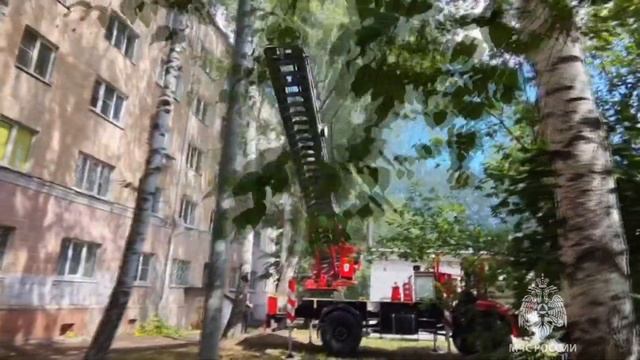 Пожар на улице Советская, Йошкар-Ола, 26.06.2023. смотреть онлайн