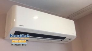 Кондиционер      Toshiba RAS-10N3KVR-E / RAS-10N3AVR-E   Видео обзор модели после монтажа