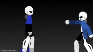 Д'Рóман!Санс vs Классик Санс | stick nodes animation #undertale #sticknodes #animation