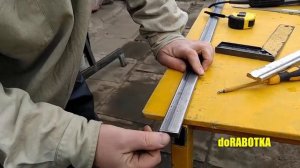 Как заглушить (заторцевать) профильную трубу без сварки. doRABOTKA