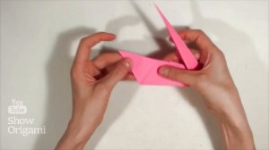 Оригами: #Пеликан из бумаги