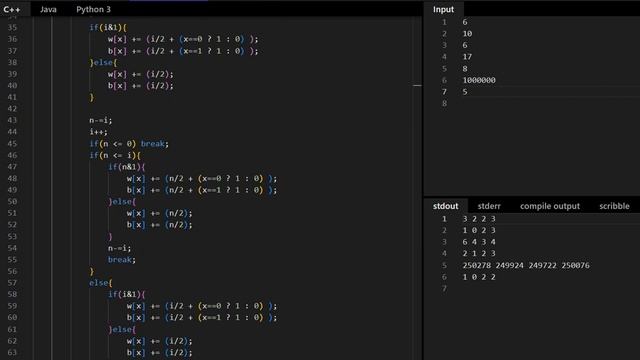 A2. Alternating Deck (hard version) Solution Codeforces Round #850 Div 2 смотреть онлайн