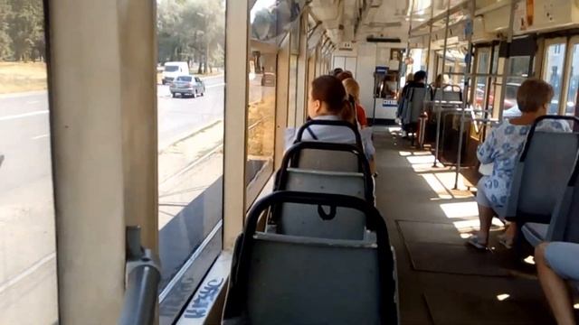 Московский трамвай на 7 маршруте Ярославля смотреть онлайн