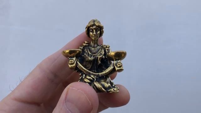 Весы - бронзовая статуэтка Подарки по знакам зодиака Весы Тотем Бронзовые украшения от производител смотреть онлайн