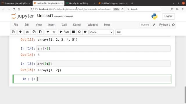Introduction to python - NumPy Arrays