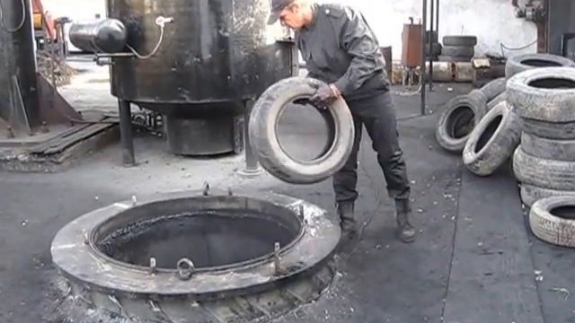 Реторта пиролизной установки Фортан/ Retort of the pyrolysis plant FORTAN смотреть онлайн