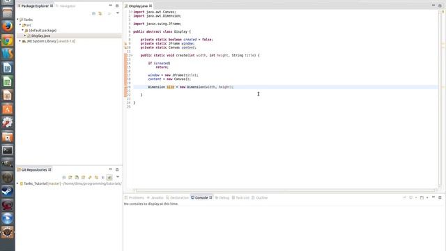 Пишем игру на Java(Ява) - Клон Танков - Создаем Окно - [1] смотреть онлайн