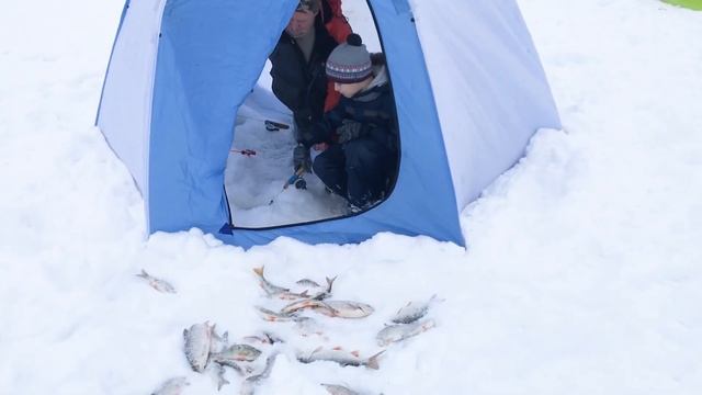 На рыбалке
