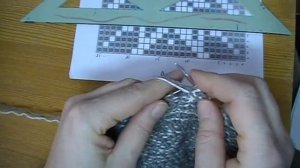 Снежинка жаккард