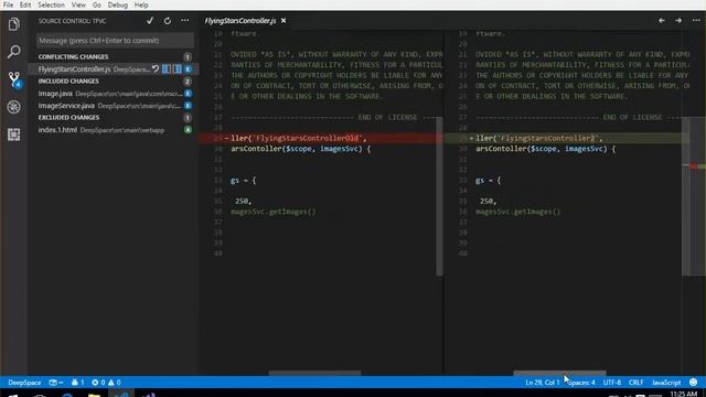 TFVC Source Code Control in Visual Studio Code