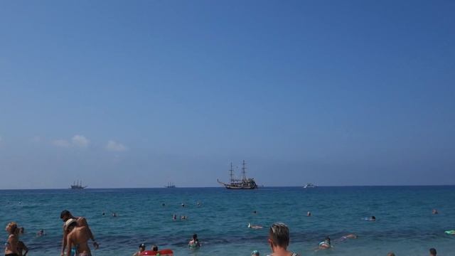 Ехать ли в Аланью ради пляжа? Турция Аланья Пляж Клеопатры смотреть онлайн