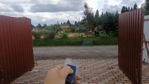 Работа привода распашных ворот swing 4000