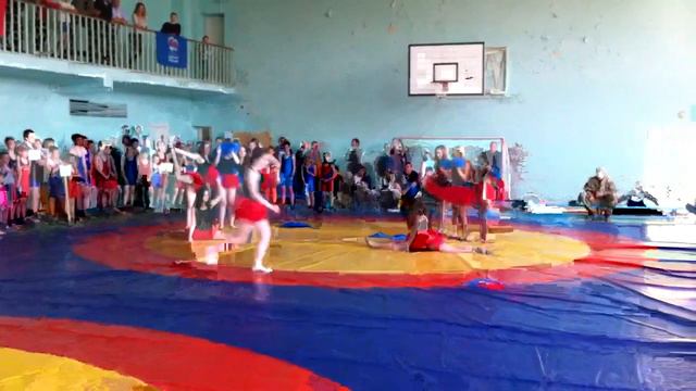 Фрагмет открытия чемпионата по Греко-Римской борьбе в Новомичуринске