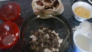 грибы фаршированные запеченные в мультиварке