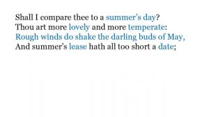 Shall I Compare Thee To A Summer’s Day (Poem)  #literary analysis, #sonnet 18,  #william shakespear