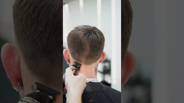 Мужская стрижка c пробором / Side part haircut