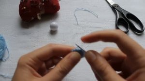 Вязаная бусина / Как обвязать бусину крючком?