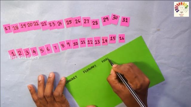 Paper plate wheel calendar | Calendar tlm | Calendar working model project | paper plate calendar смотреть онлайн