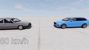 OLD VOLVO vs NEW VOLVO! 150 Km/H CRASH TEST! - BeamNg Drive